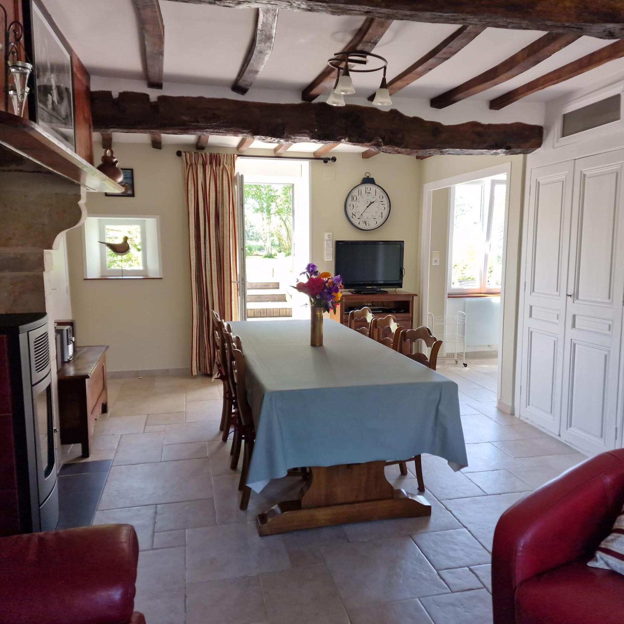 Le Dy En Fleurs Villa Saint-Maurice-en-Cotentin Luaran gambar